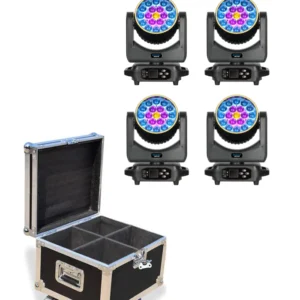 Big Dipper BD-LM1915RK, cabeza móvil kit(4), led 19x15W Beam/zoom