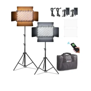 Kit 2 luces de panel led regulable 45w, Viltrox vl-192 bi-2