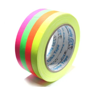 Pro tapes GF-TFK, kit de 4 gaffer tela fluor 12mm x 18m