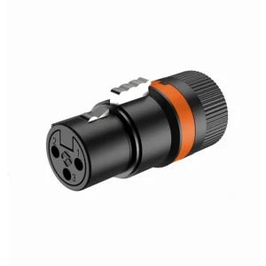 Conector xlr hembra en "L" giratorio, Roxtone-lx3f
