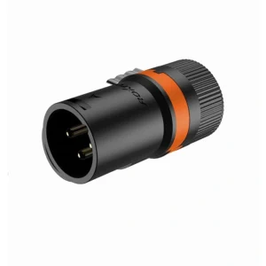 Conector xlr macho en "L" giratorio, Roxtone lx3m