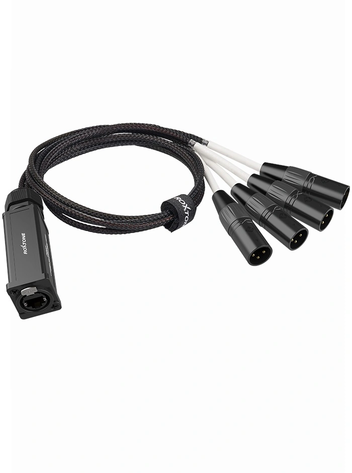 Extensor rj45 a xlr macho audio/dmx, Roxtone ps4m