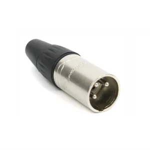 Conector xlr macho plateado, Roxtone rx3mp-nt