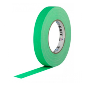 Pro tapes GF-TFG1, gaffer tela verde fluor 1" x 45m