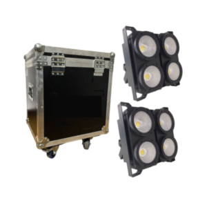 BIG DIPPER BD-LC007K, Kit x 2 Led Blinder 4X100W + Flight Case