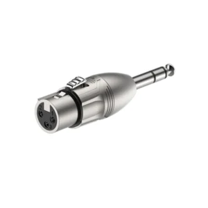 Adaptador plug trs/xlr hembra alta calidad, Roxtone ra3xfjm