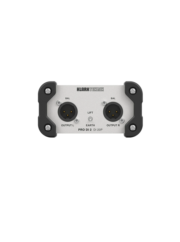 Caja directa pasiva de 2 canales profesional, Klark Teknik DI 20P - Imagen 2