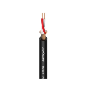 Cable balanceado por metro, Roxtone mc002-100m-BK