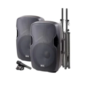 Cajas activa 15" Kit(2) +acc ,Gemini pa-sys15