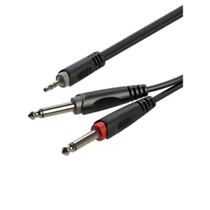 Cable miniplug/2 plug 3m, Roxtone sayc130l3